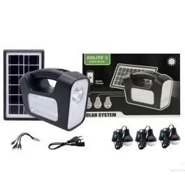 Kit Solaire d'éclairage GDLITE - électrique ou solaire - 06 mois