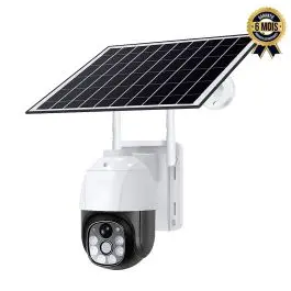 Caméra de surveillance Smart - 4G - Avec Panneau solaire intégré VC9 - 6 Mois